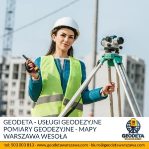 geodeta warszawa wesoła