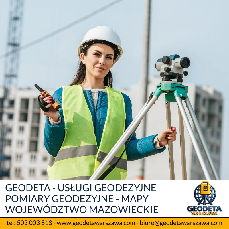 geodeta województwo mazowieckie